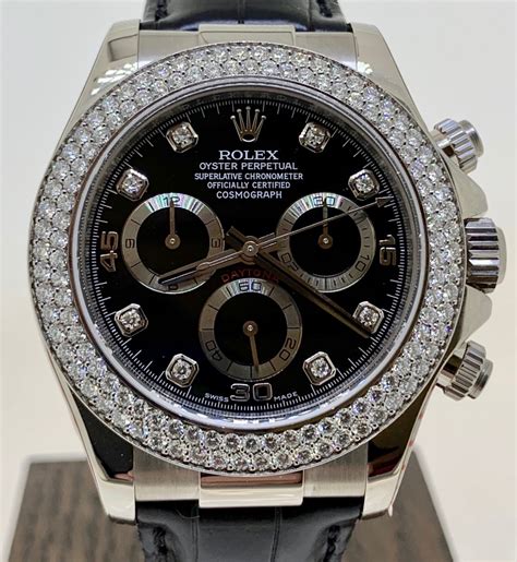 rolex cosmograph daytona diamonds white gold price|18k gold rolex daytona cosmograph.